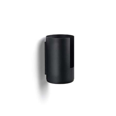 Billede af ZONE Denmark - Zone Rim Toiletpapiropbevaring til væg Dia 13,2 x 21,8 cm Black