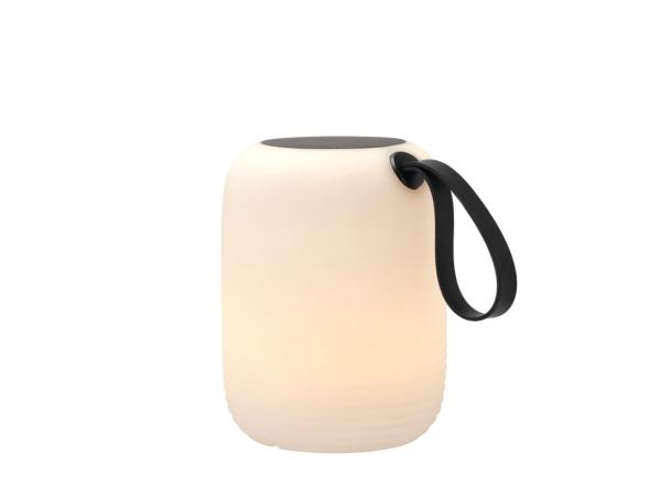 Villa Collection Hav LED Lampe m. solar Dia 17,5 x 23 cm Hvid/Sort Villa Collection Hav LED Lampe m. solar Dia 17,5 x 23 cm Hvid/Sort