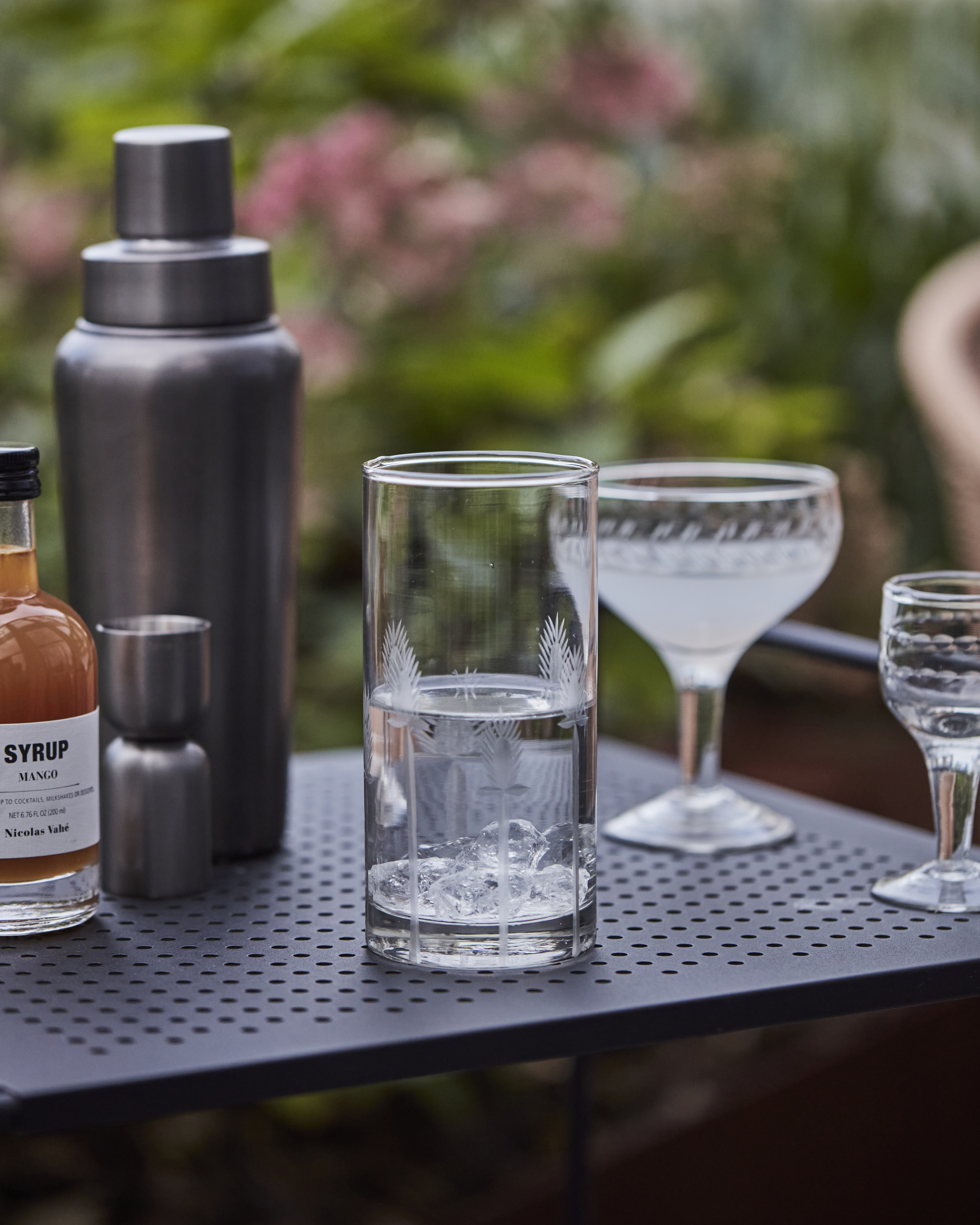 Longdrink-glas, Vintage, Klar