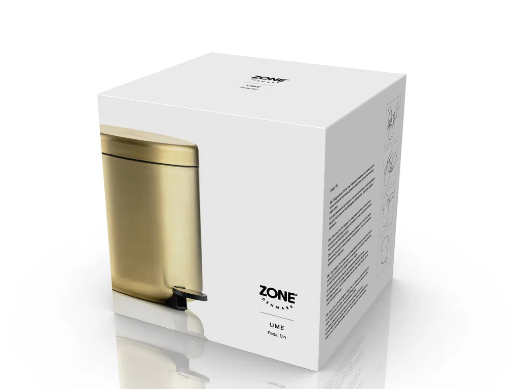 Zone Denmark Pedalspand Ume Messing finish