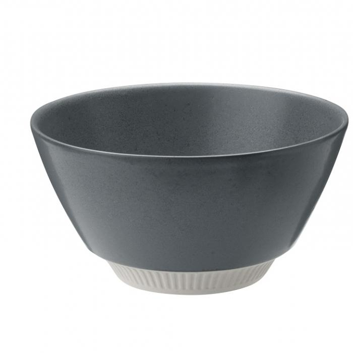 Knabstrup Colorit, skål, mørk grå Ø14 cm