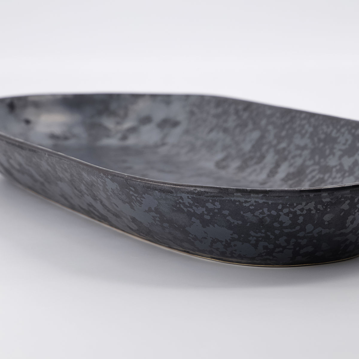 Serveringsfad, Pion, Sort/Brun B19 cm Serveringsfad, Pion, Sort/Brun B19 cm