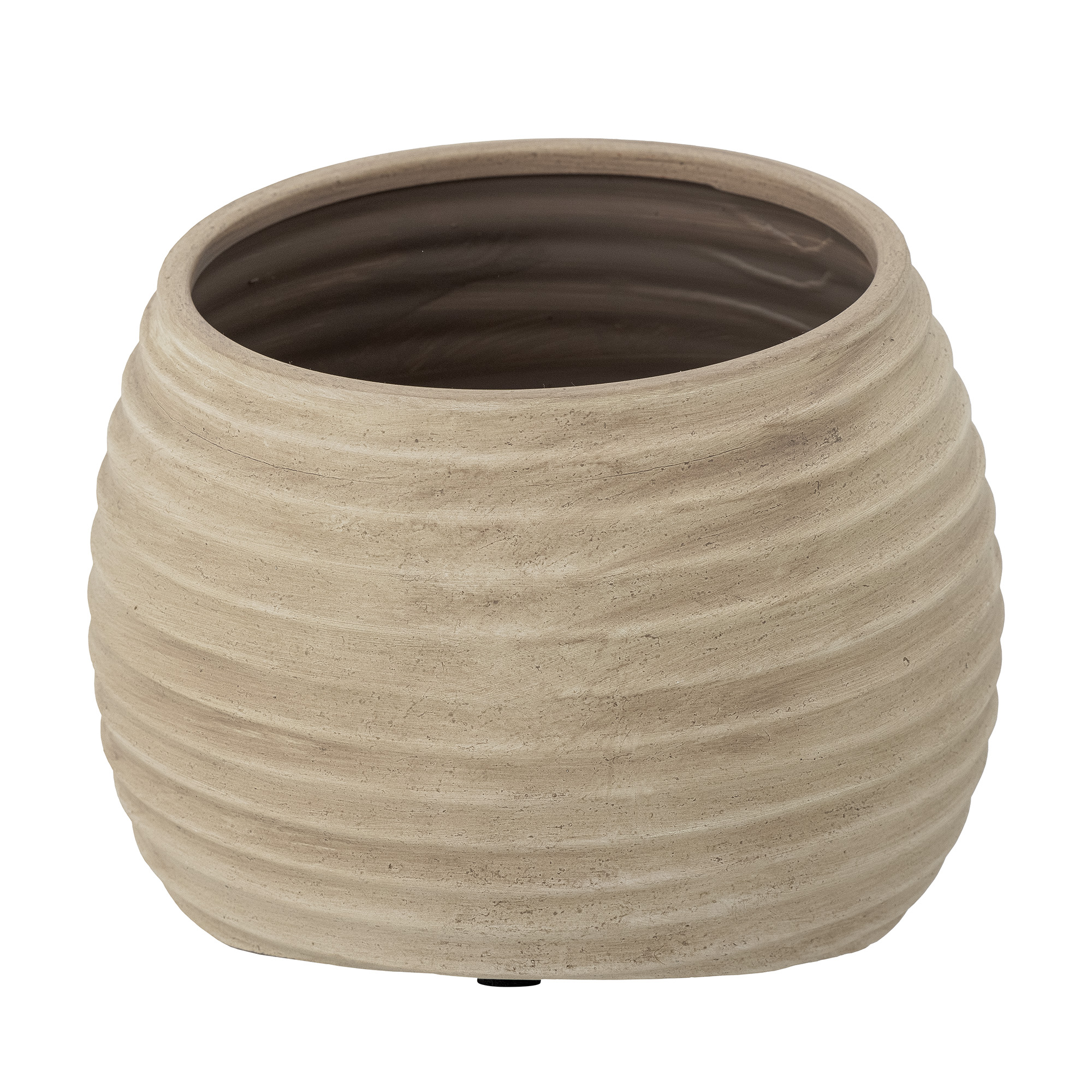 Cimmy Deko Urtepotte, Brun, Terrakotta, L23xH19xB22 cm
