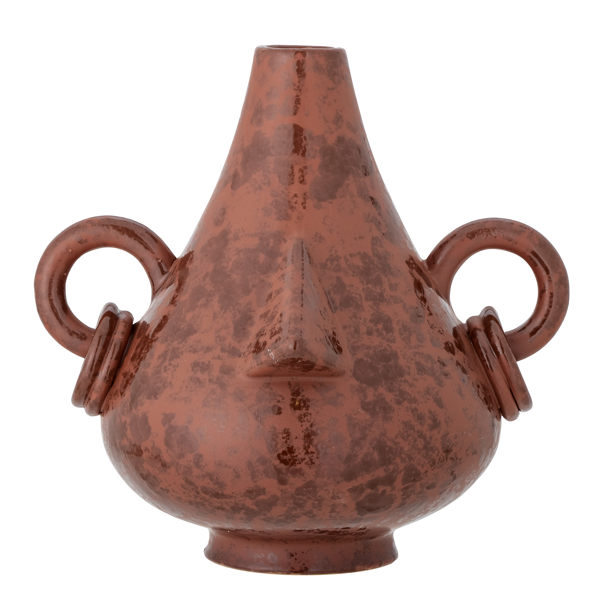 Bloomingville - Tarun Deko Vase, Brun, Stentøj billede