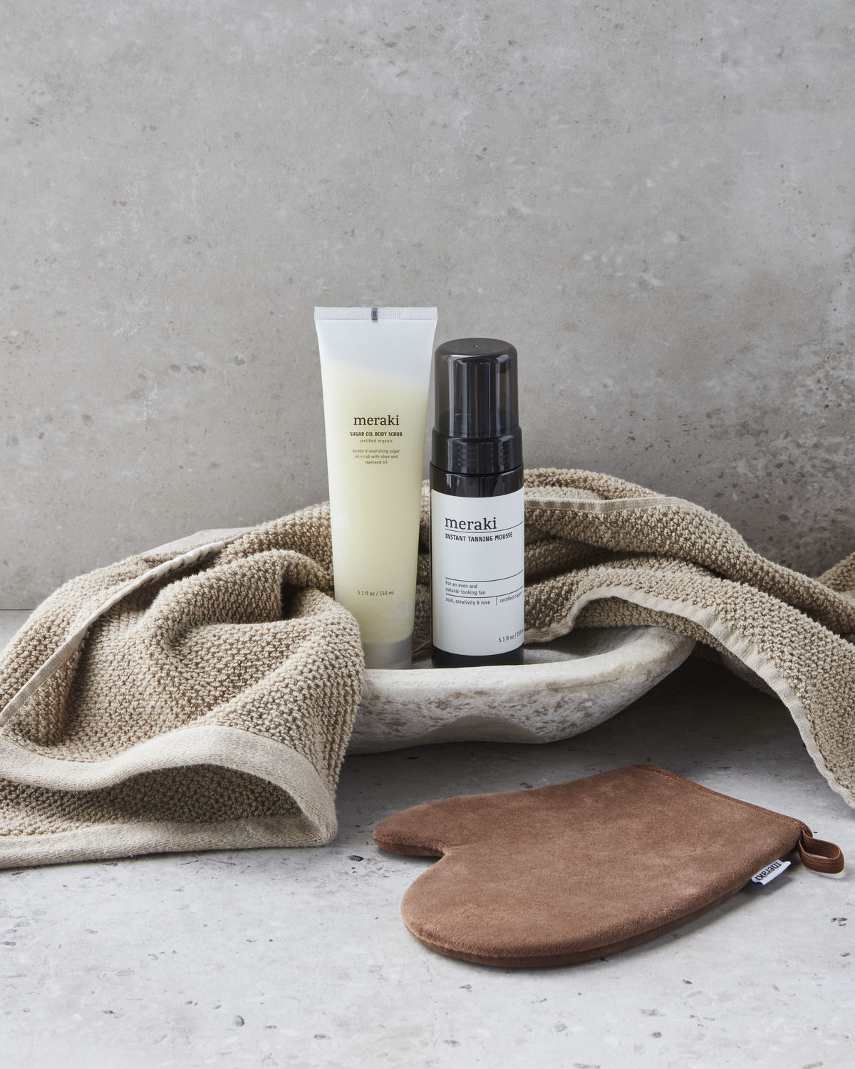 Gaveæske, Meraki Tanning Kit, Hvid Gaveæske, Meraki Tanning Kit, Hvid