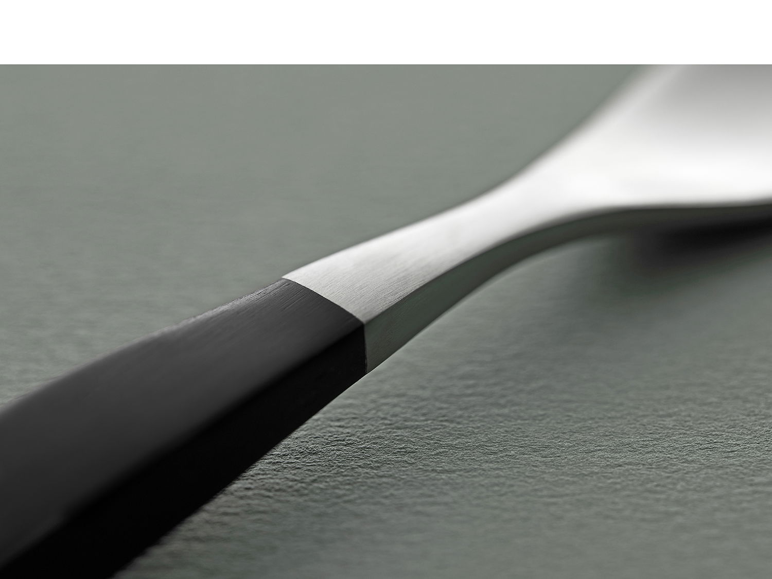 Gense - Bordgaffel Focus de Luxe 20 cm Sort/Mat stål