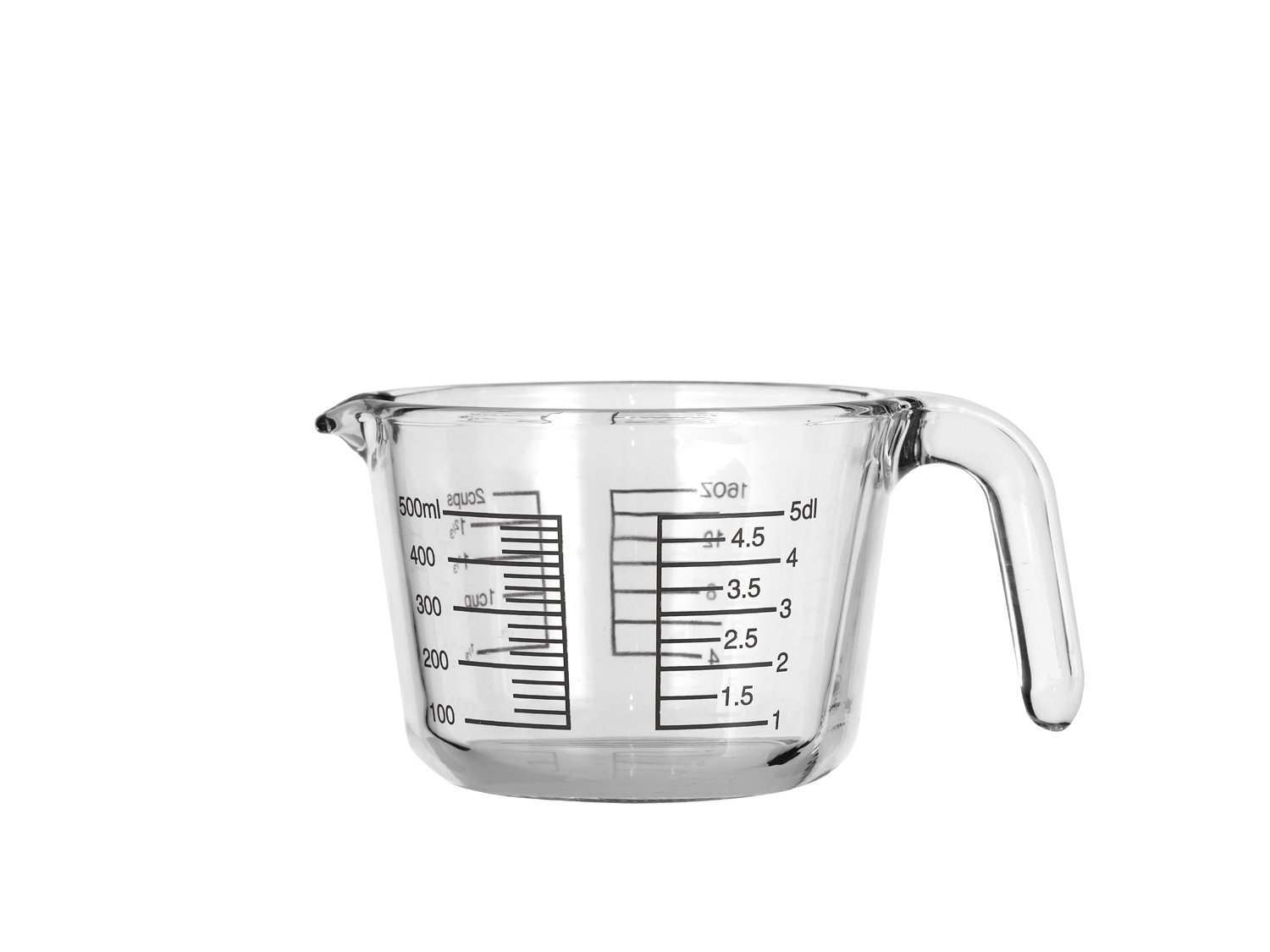 Funktion - Målekande 500 ml Borosilikatglas