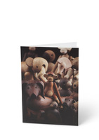 Kay Bojesen - Kort A6 Trædyr, Gravhund front valnød 1 stk.