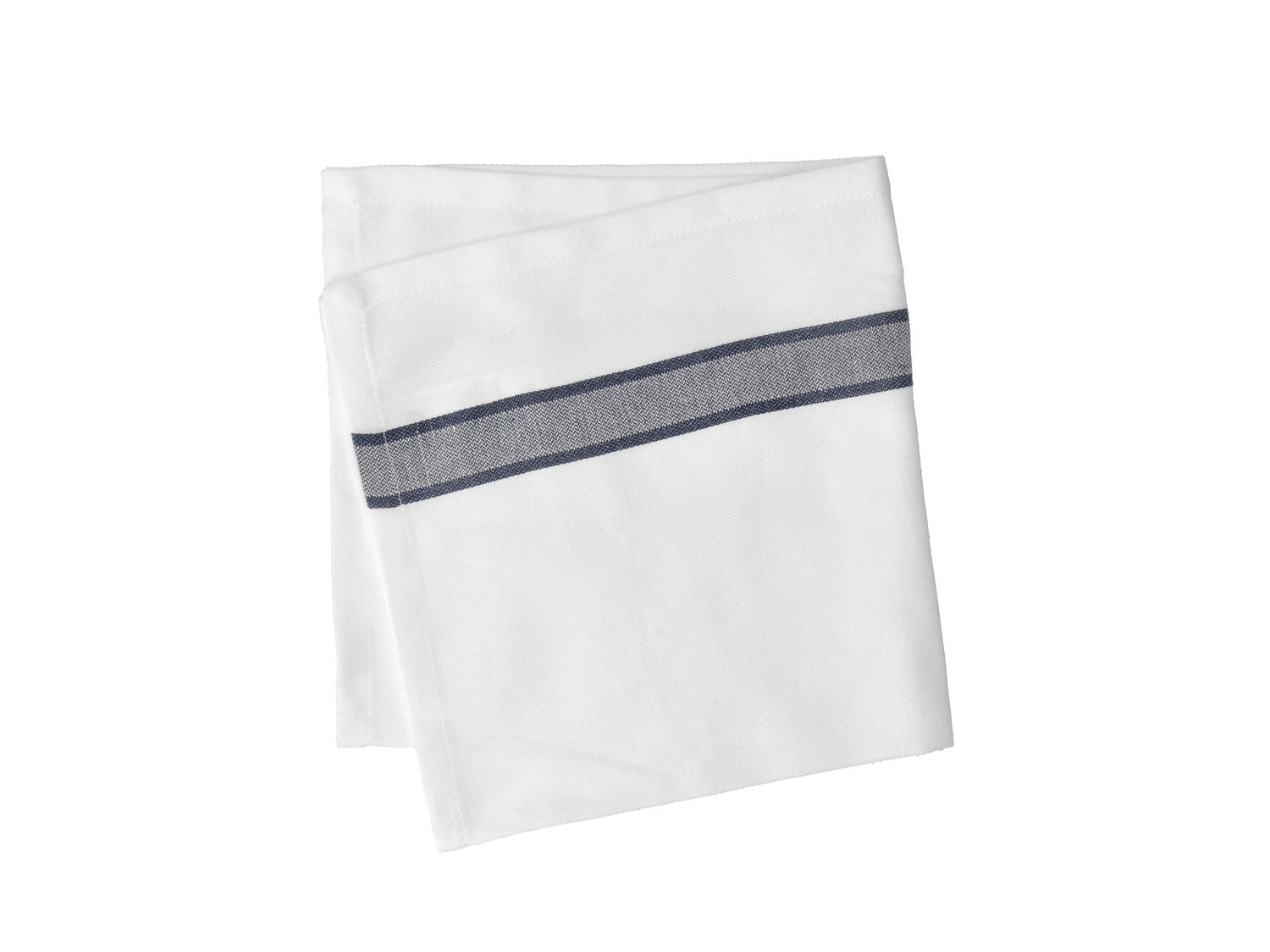 Bastian - Stofserviet Pillivuyt 45 x 45 cm Blå/Hvid