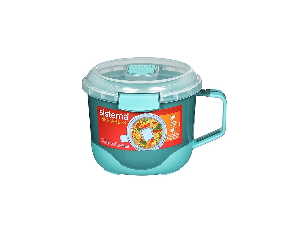 Sistema 1.15L Noodle Bowl Heatables, Assorteret farve