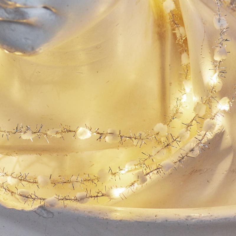 Sirius - Ina Lyskæde, Hvid/Sølv, 2 m