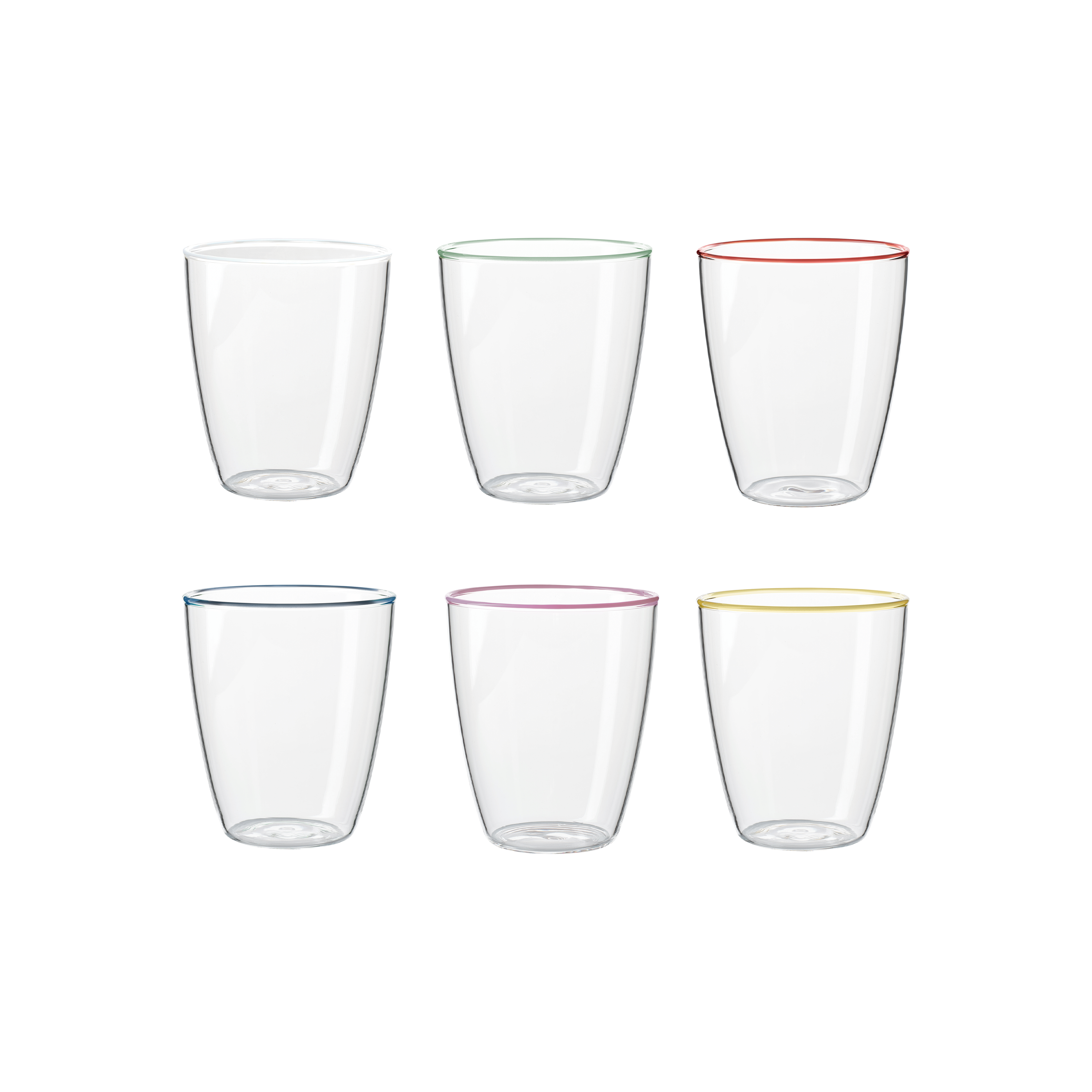 Aida - LIFE IN COLOUR Art Glas 29 cl. 6 stk. mikspakke 6 stk. 29 cl.