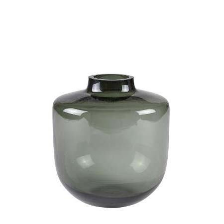 Billede af Villa Collection - Vase Dia. 15 x 16 cm Grå Glas