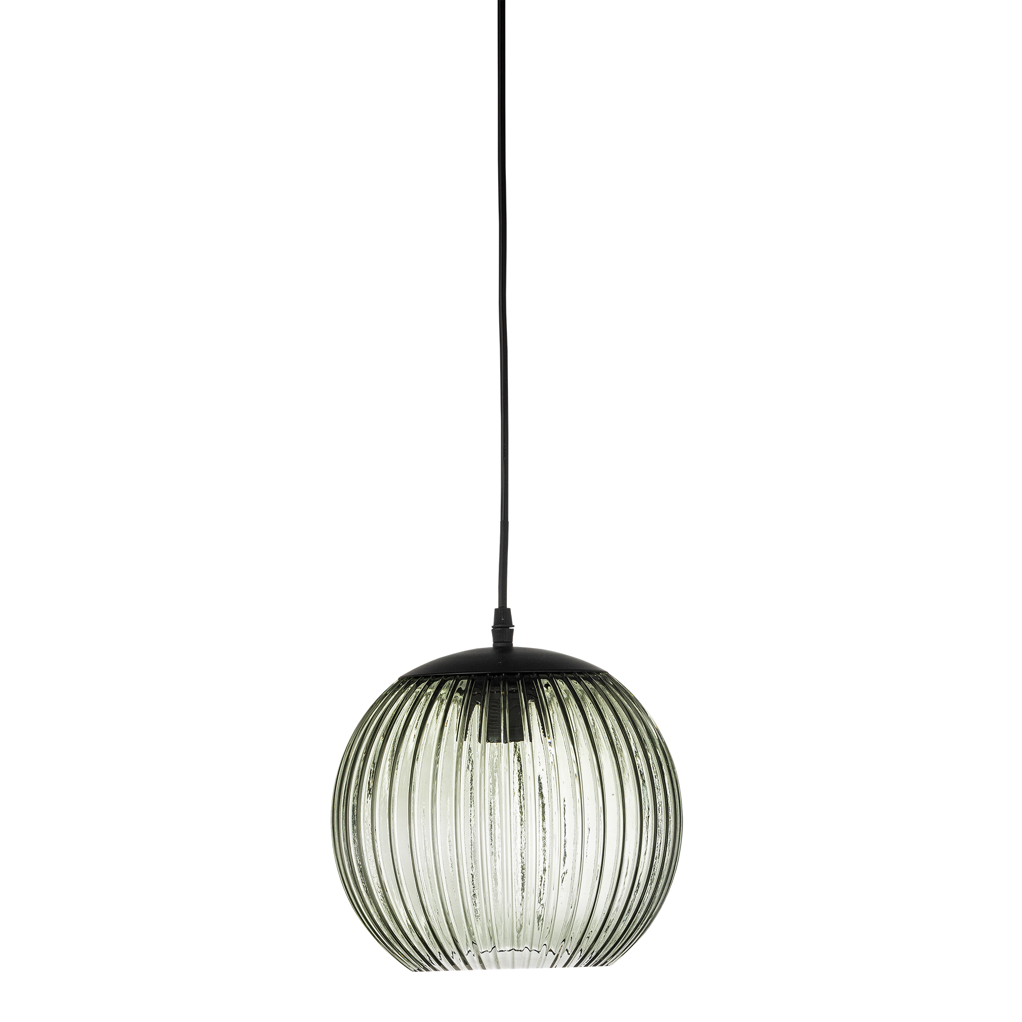 Bloomingville - Sybia Pendel, Grøn, Glas, D23xH29 cm