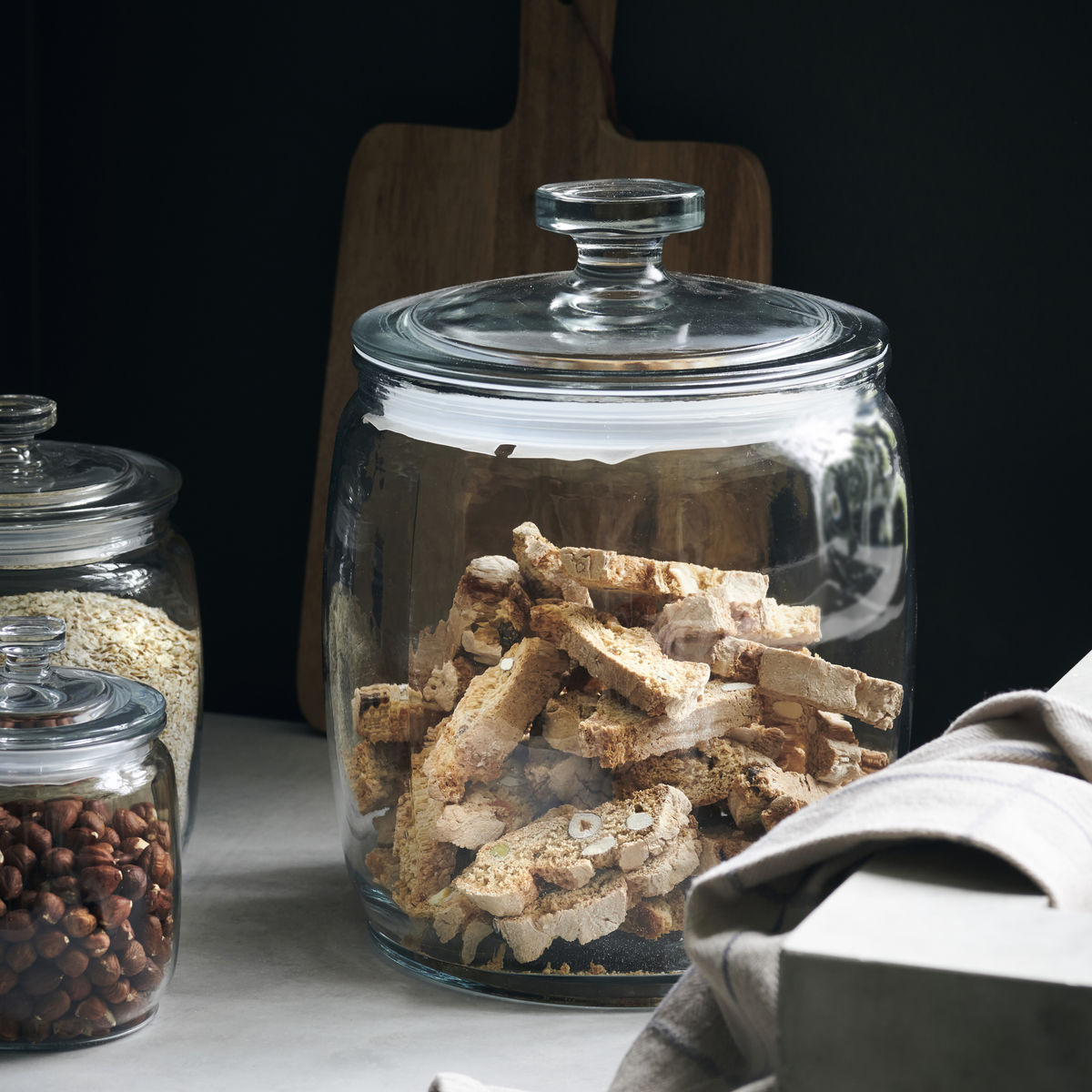 Opbevaringsglas, Ville, Klar Ø23 cm Opbevaringsglas, Ville, Klar Ø23 cm