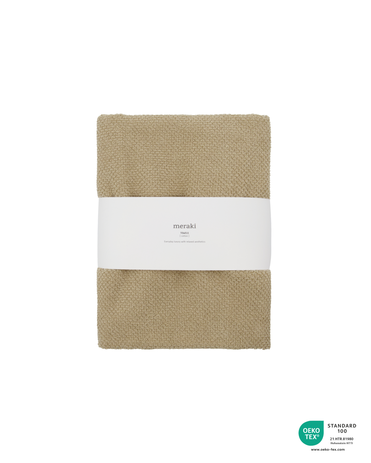 Meraki Håndklæde, Solid, Safari