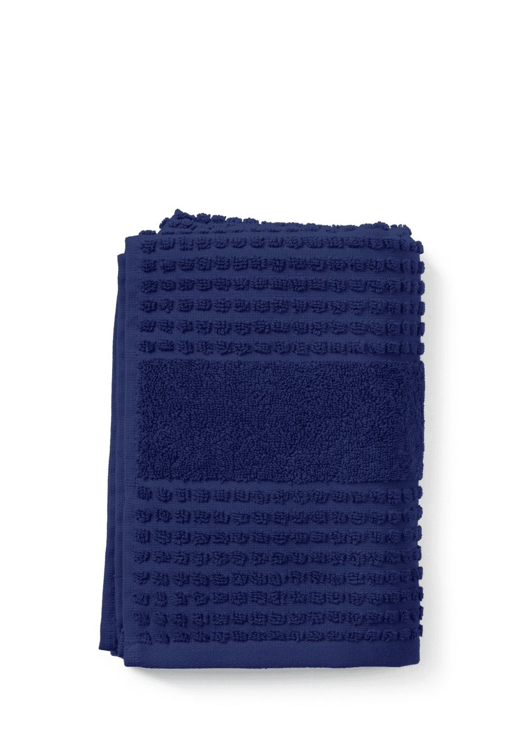 Juna - Check Håndklæde 50x100 cm marine blå