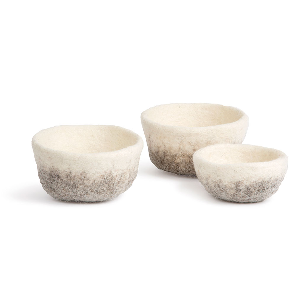Bowls, Grey Design, Set of 3 pcs