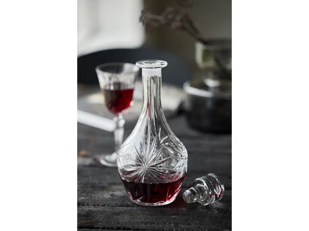 Lyngby Glas Vinkaraffel Melodia 1 liter Klar