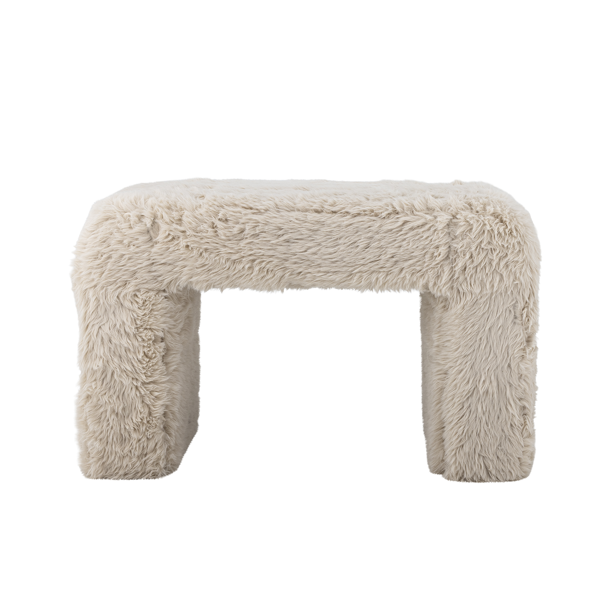 Bloomingville - Bobbie Taburet, Natur, Polyester, L70xH45xW40 cm