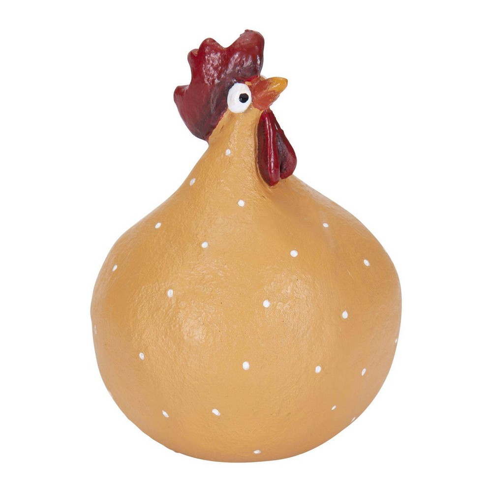 Høne, orange, 9,6 cm