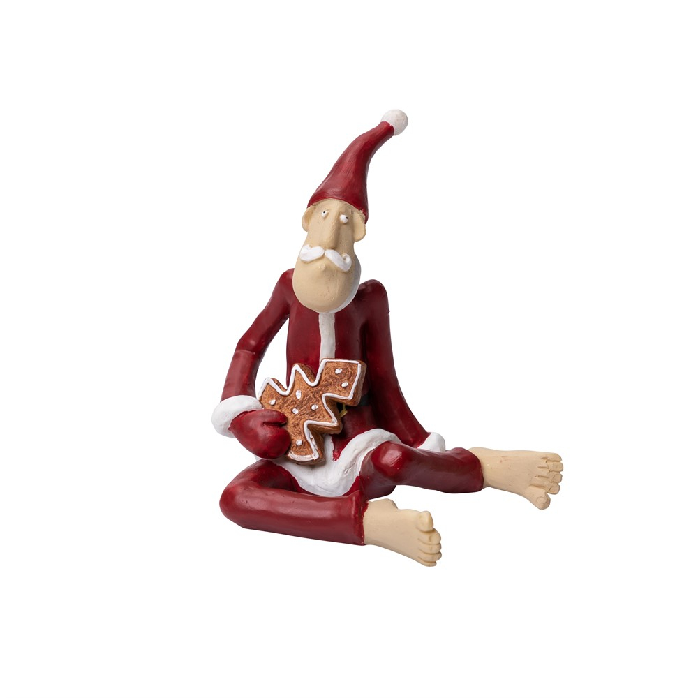 Nääsgränsgården - Santa Ove med gingerbread H 7,1cm