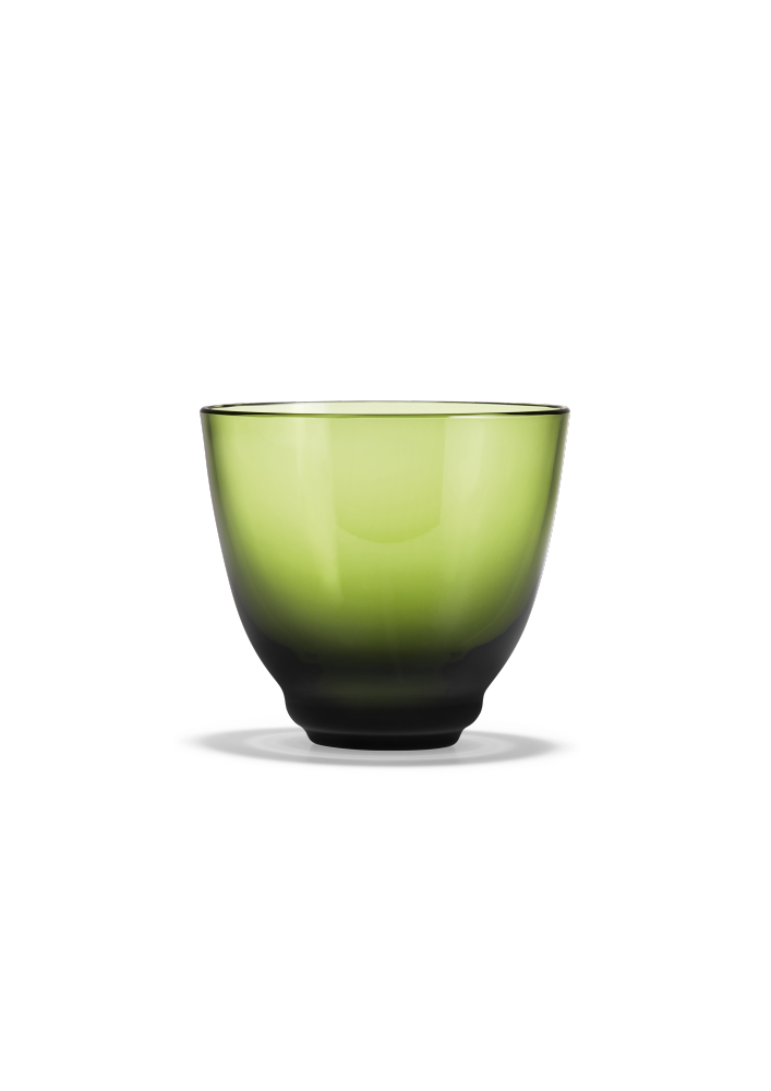 Billede af Holmegaard - Flow Vandglas, olivengrøn, 35 cl