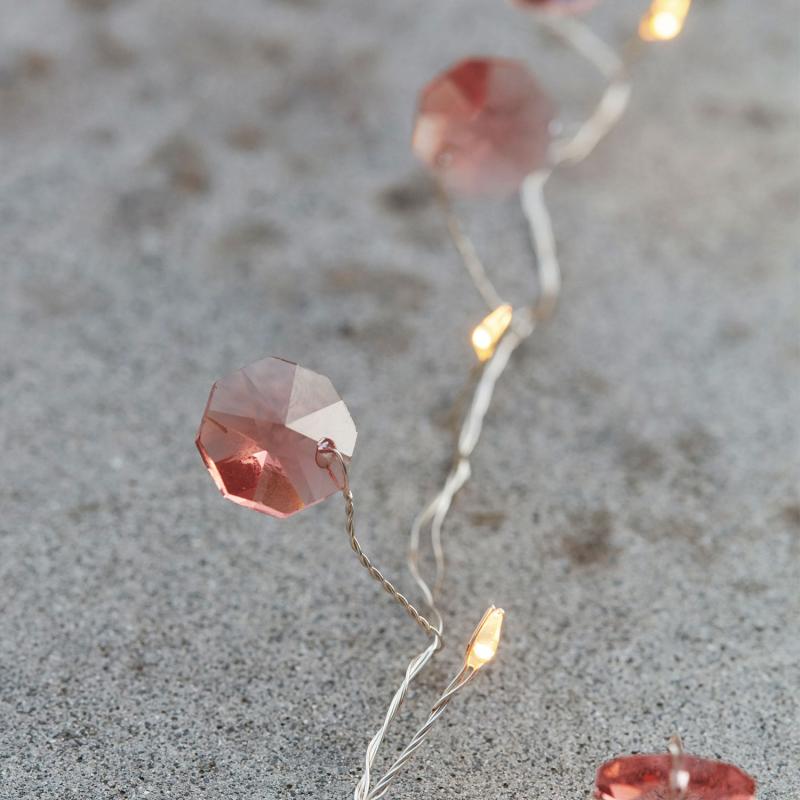 Sirius - Anita Brilliant, 20 LED, 1,05+30 cm Rose