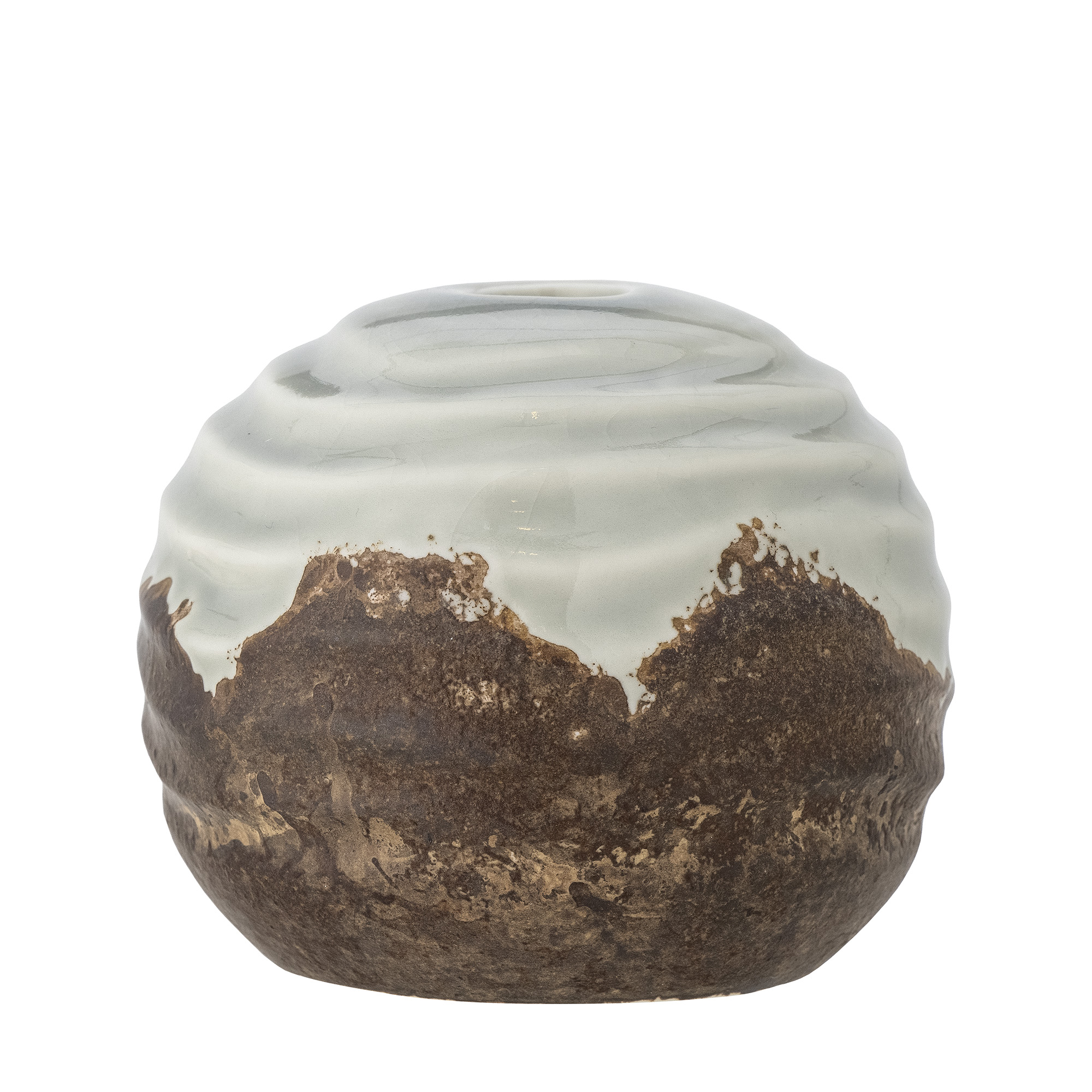 Bloomingville - Paula Lysestage, Brun, Stentøj, D12xH10 cm