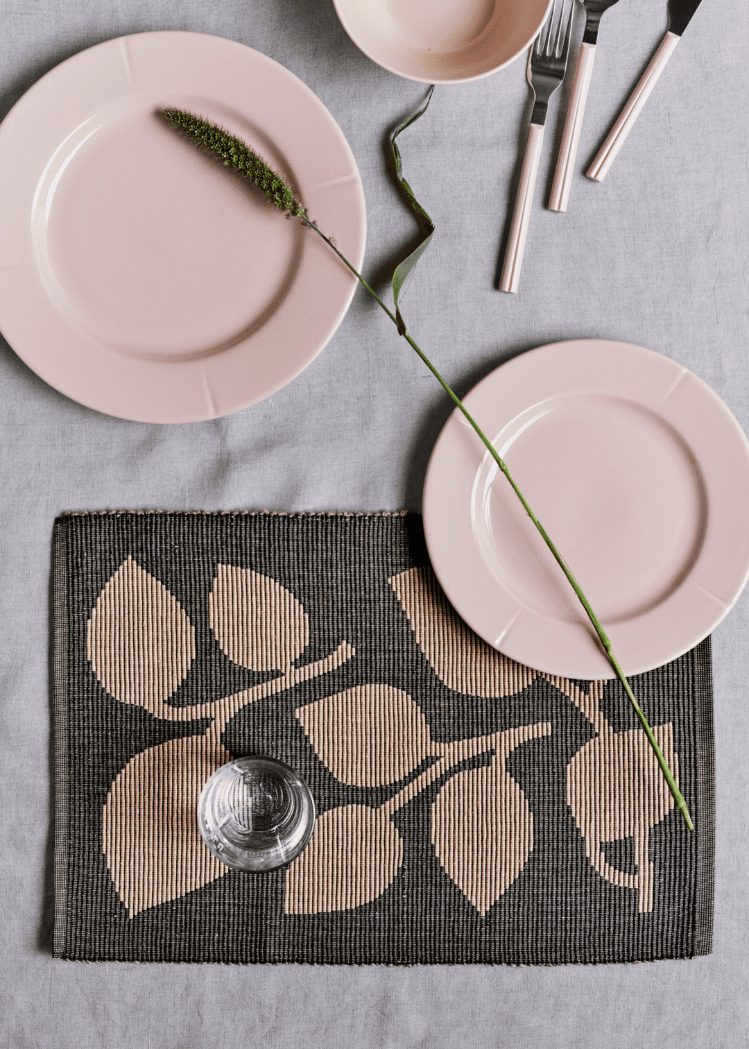 Rosendahl Textiles Outdoor Natura Dækkeserviet 43x30 cm, grøn/sand