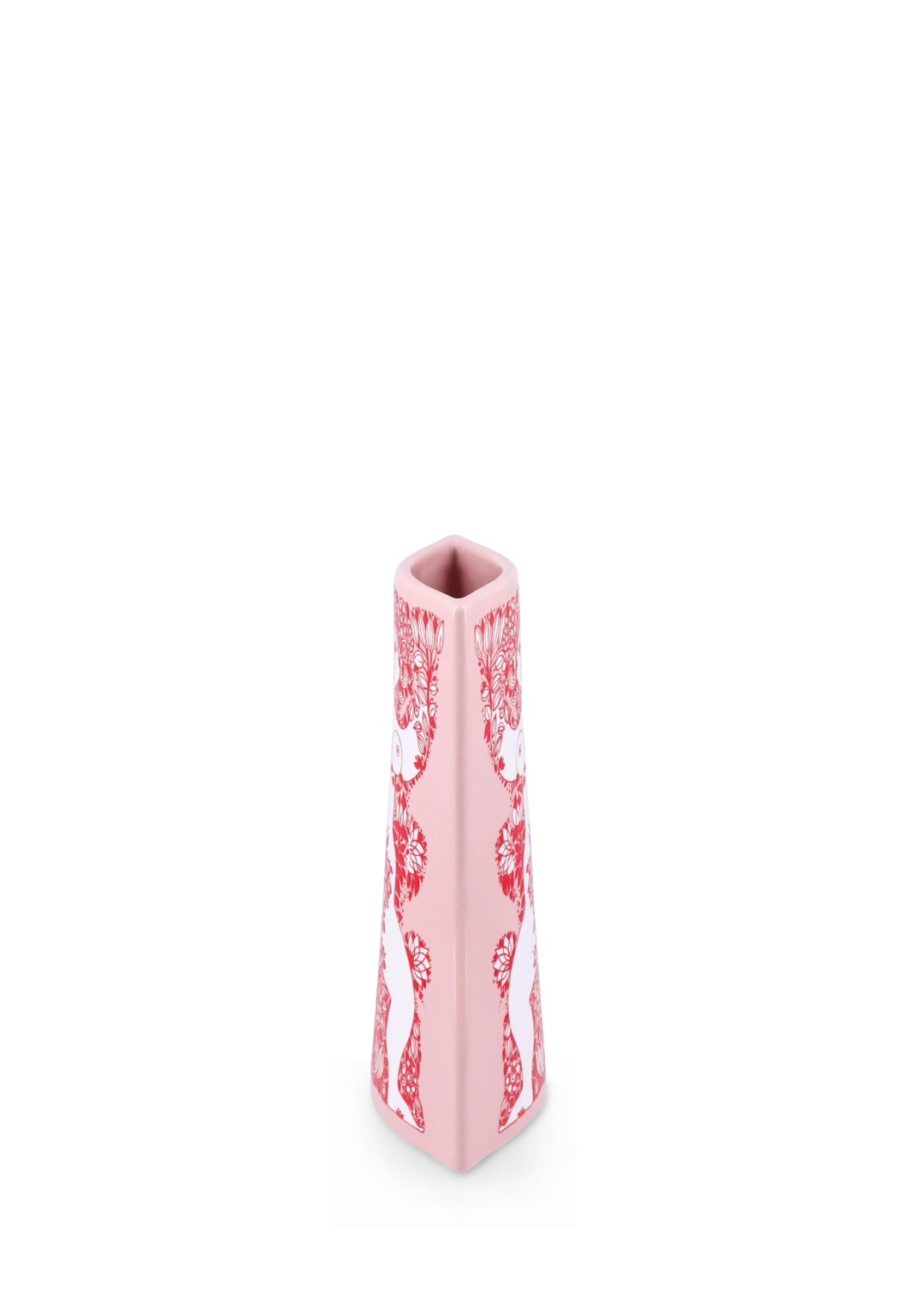 Wiinblad Nina Vase H16.5 cm pink/rød