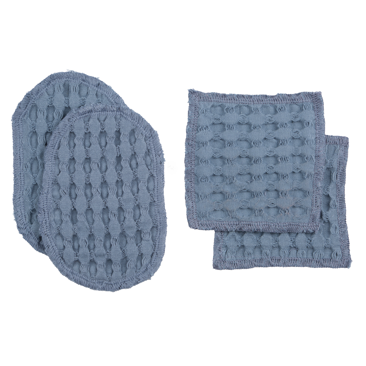 BIG WAFFLE limited edition Makeup Pads grå/blå BIG WAFFLE limited edition Makeup Pads grå/blå