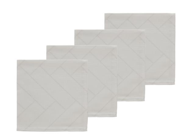 Södahl Tiles Stofservietter 45 x 45 cm Light Grey*