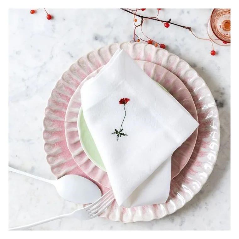 Langkilde & Søn - Flora serviet med valmue