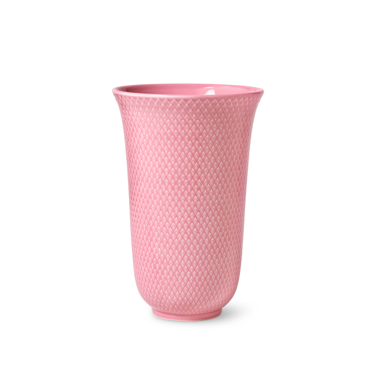 Billede af Lyngby Porcelæn - Rhombe Color Vase, 20 cm, rosa