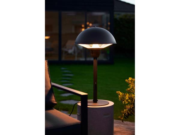Nordic Sense Terrassevarmer til bord 1500 watt Sort