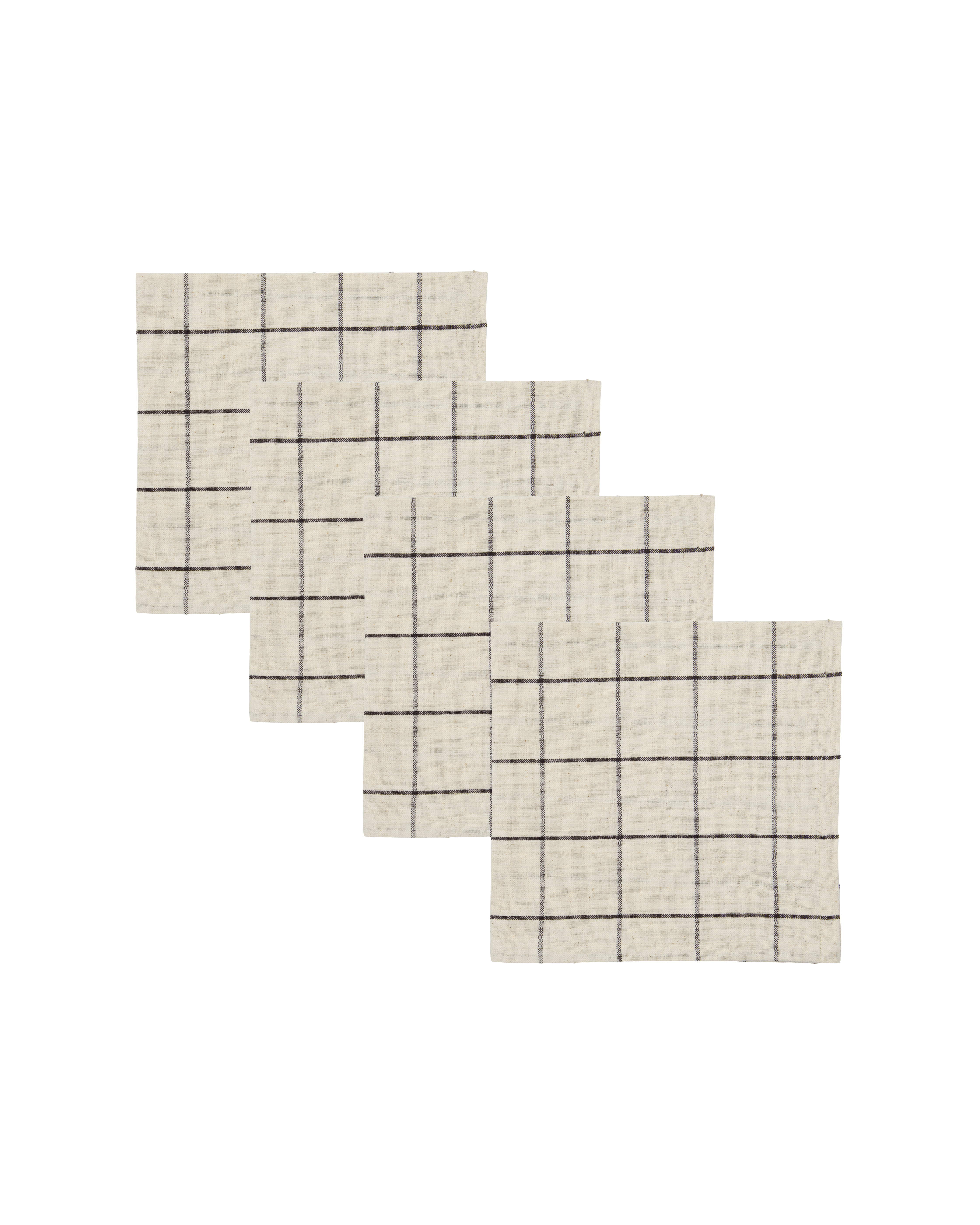 House Doctor - Servietter, Join, Sort, Råhvid billede