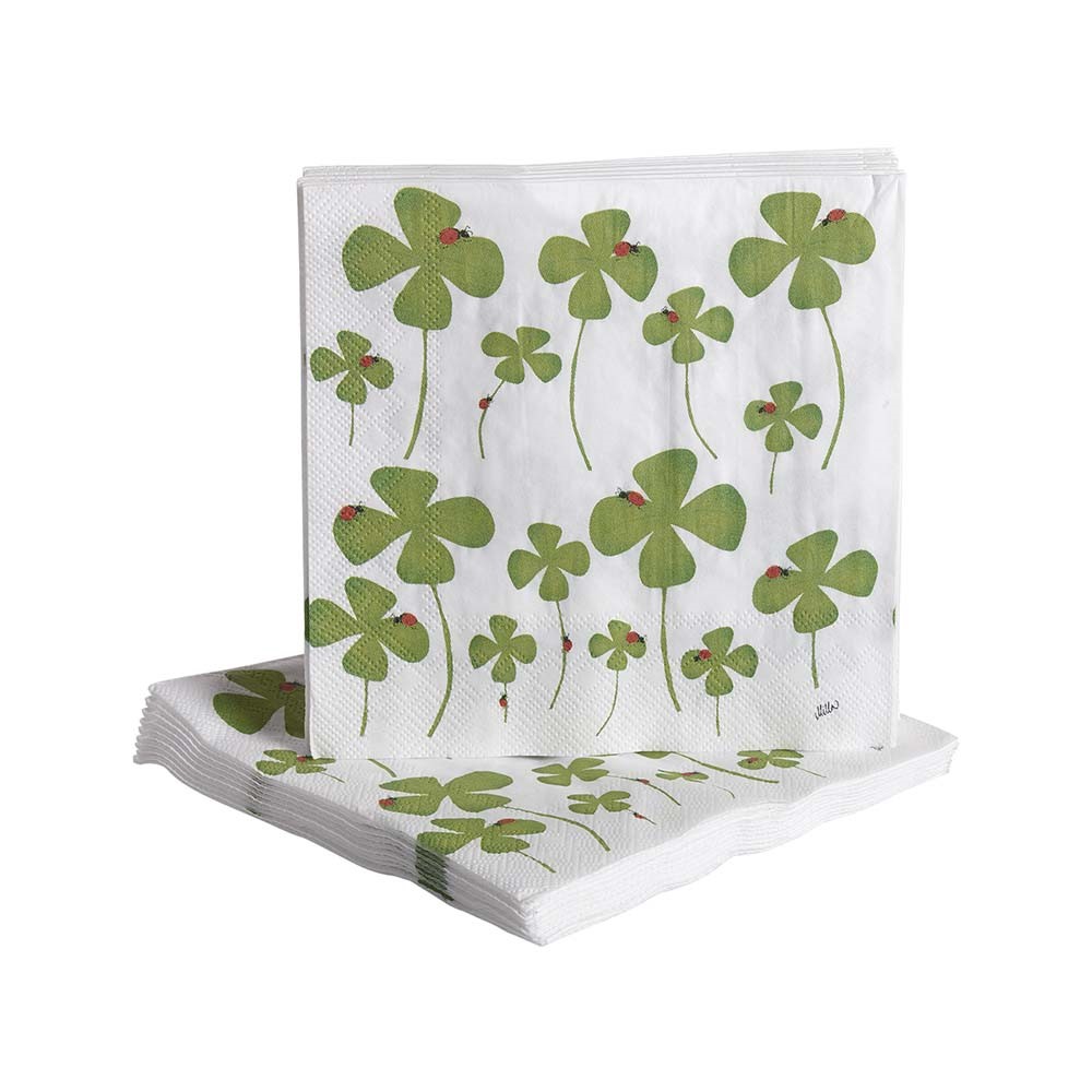 Nääsgränsgården - Paper napkins Clover 20pcs, 33x33cm
