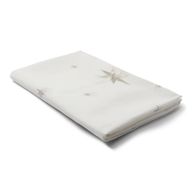 Langkilde & Søn -  Sølvstjernedug - 140 x 240 cm