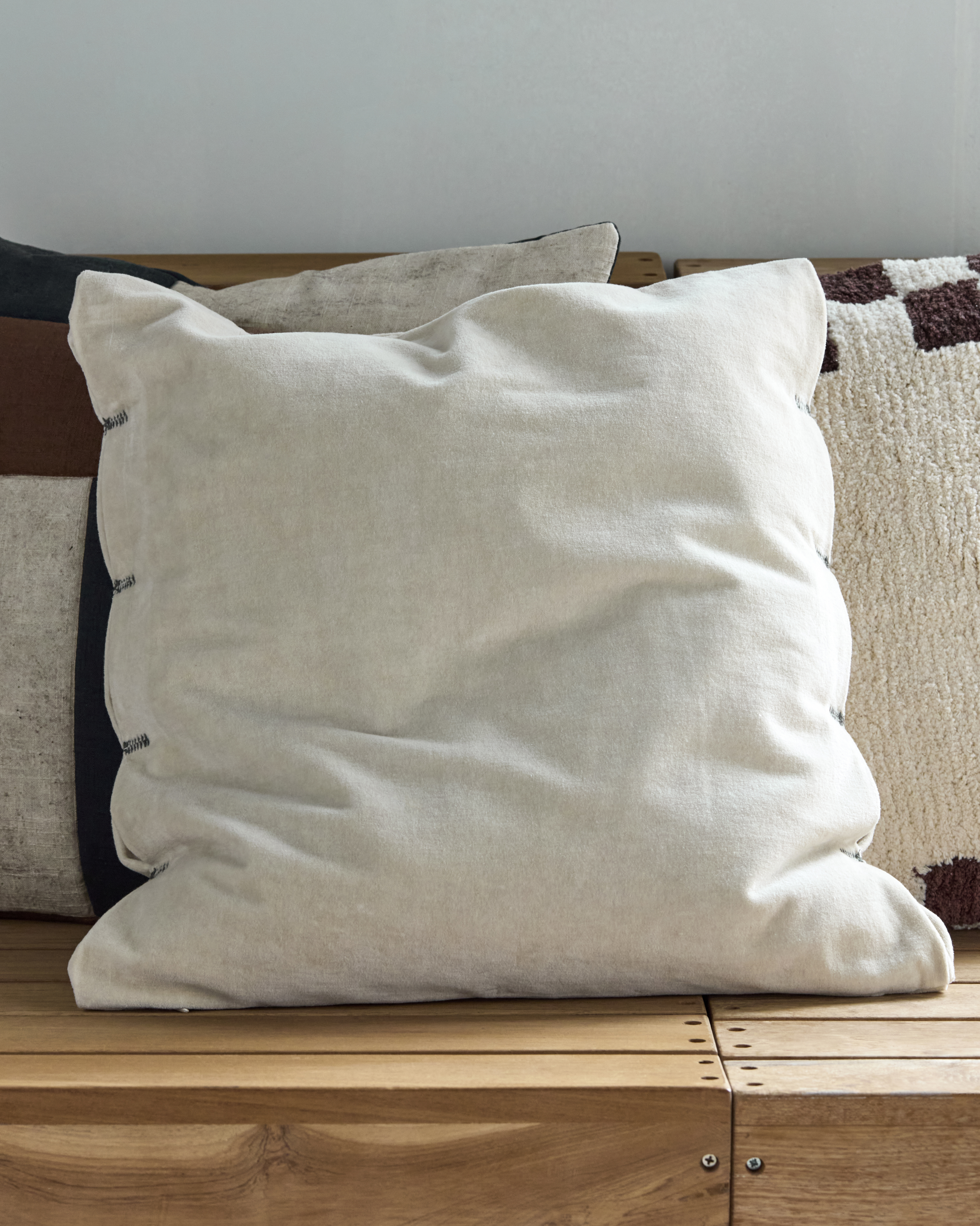 Pudebetræk, Velvet, Sand