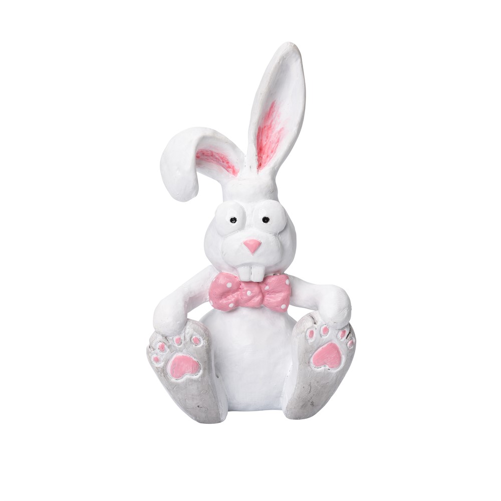Kaninen Harry, siddende hvid 11 cm