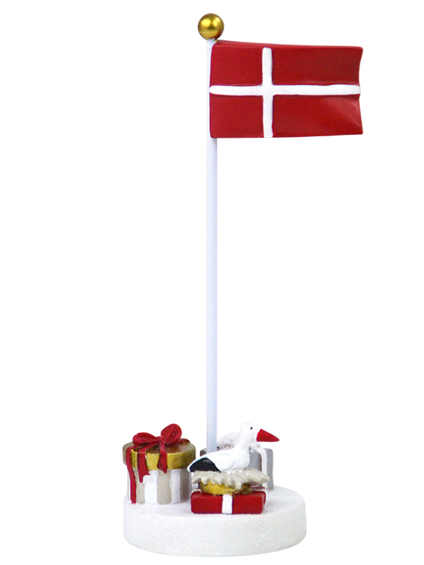 Kids by Friis - Bordflag, pakker og stork billede