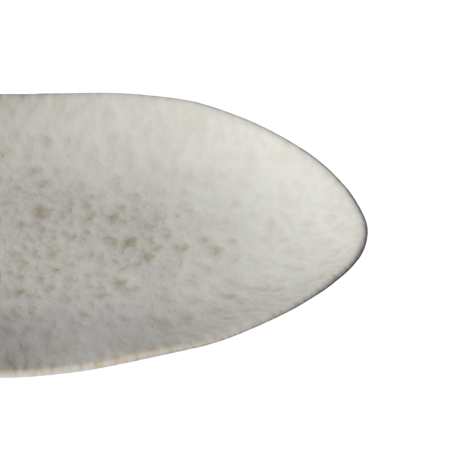 Tega Desserttallerken - Creme, L28xB17,5xH3,5 cm - Keramik - Creme