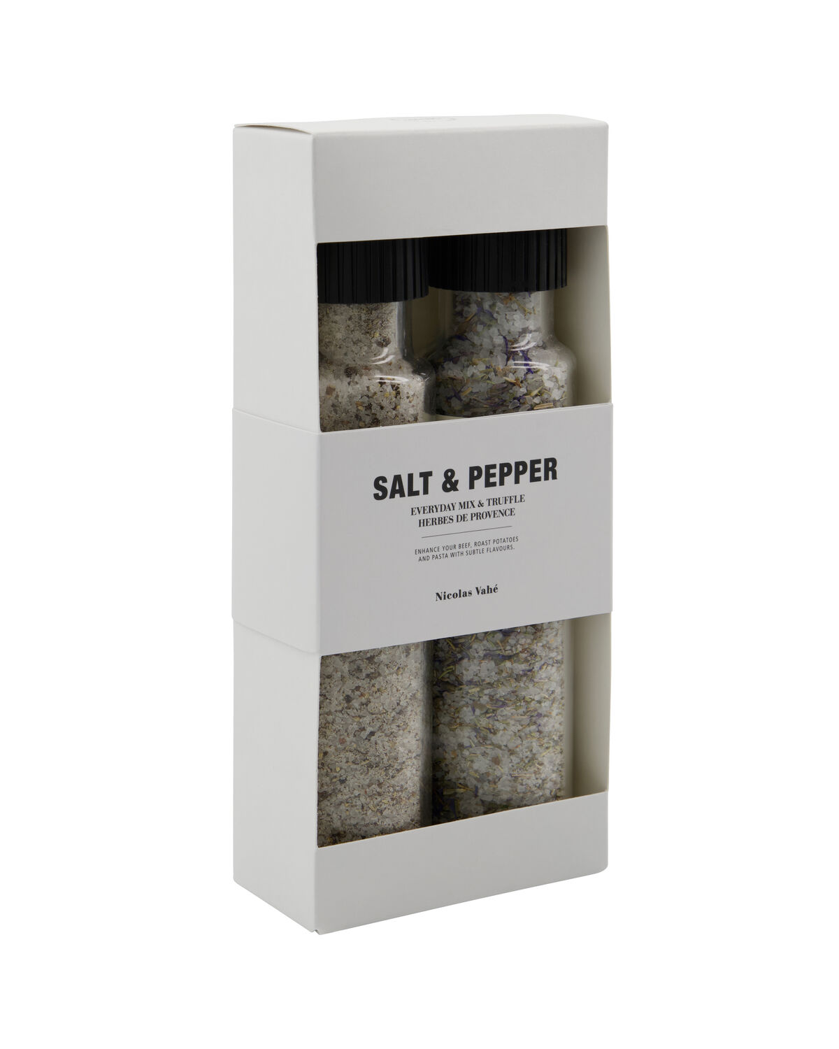 Nicolas Vahé - Gift box, Salt everyday mix & truffle + herbs de Provence, 300|270 g|g