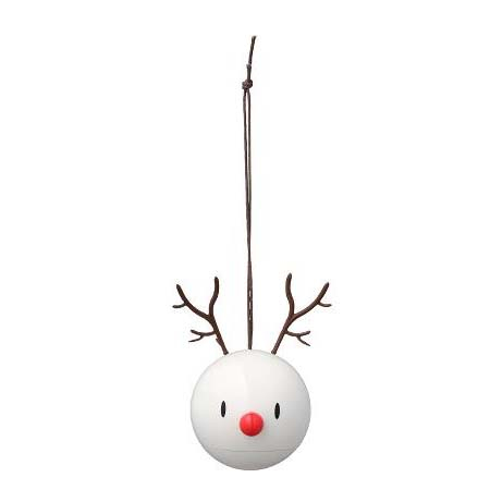 Hoptimist Reindeer Ornament  hvid