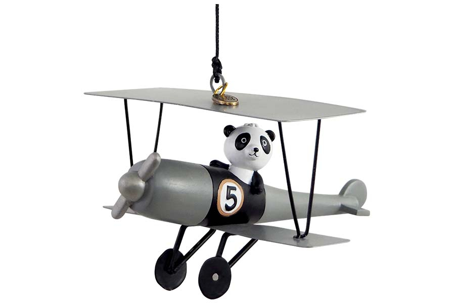 Se Panda Flyvemaskine ophæng fra Kids by Friis hos Rikki Tikki Shop