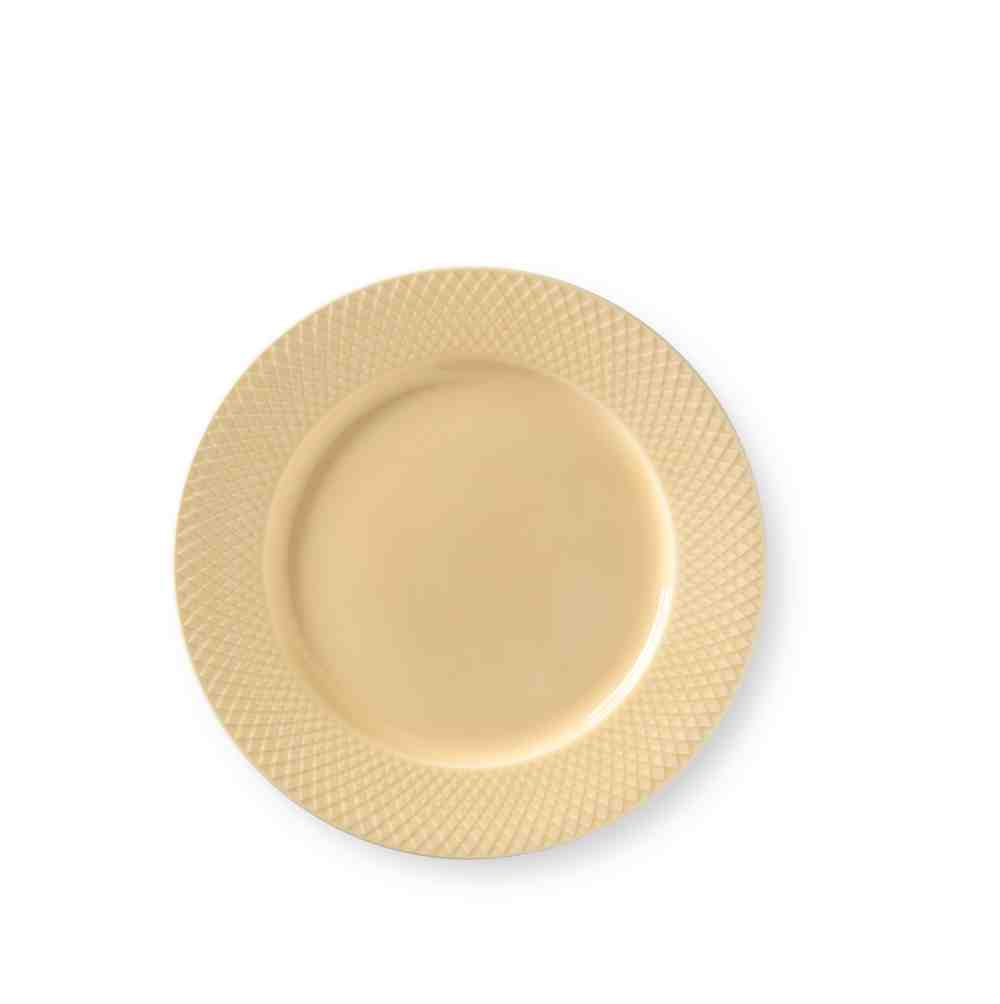 Rhombe Middagstallerken Ø27 cm sand