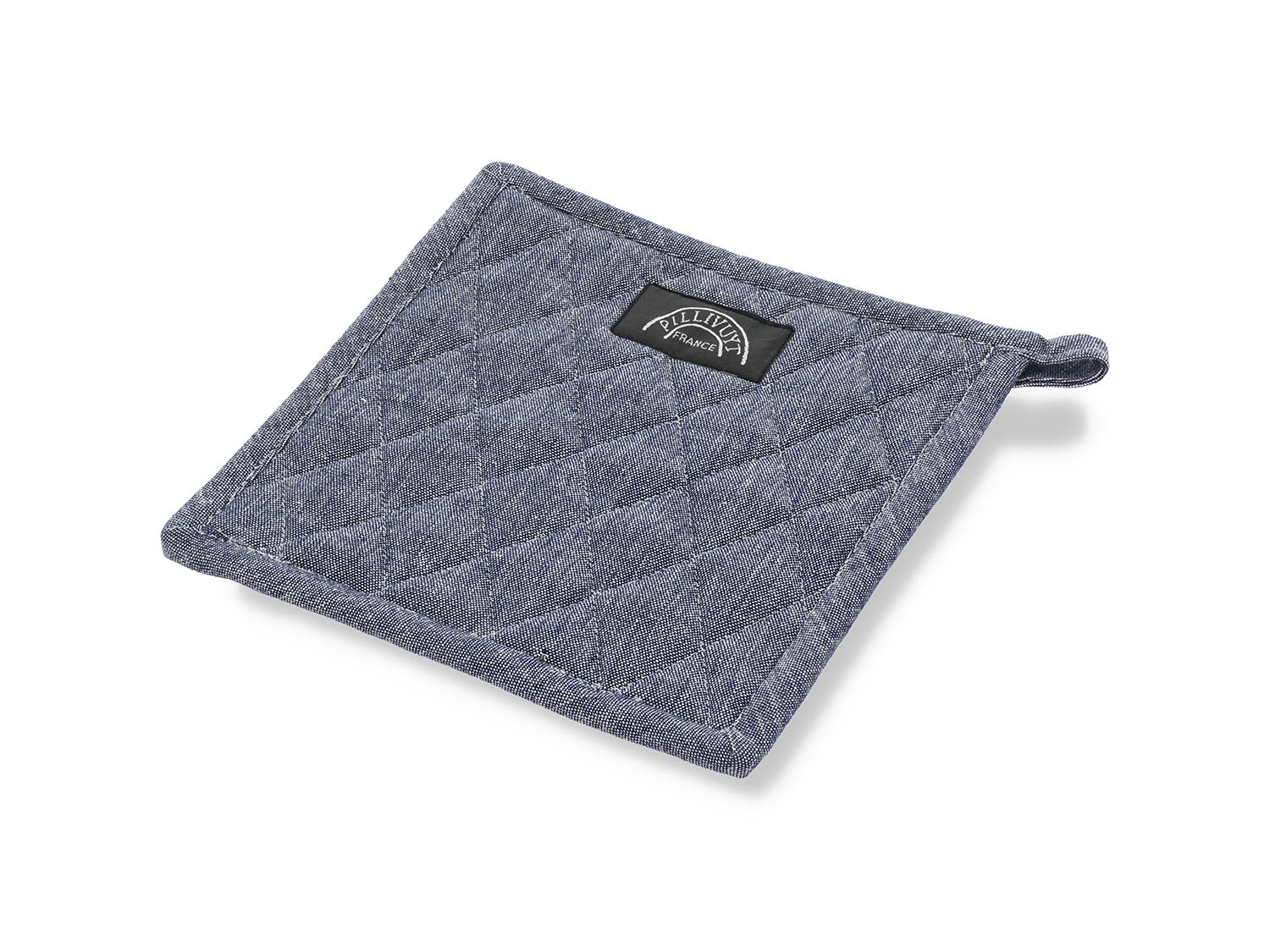 Bastian - Grydelap recycle Pillivuyt 22,5 x 22,5 cm Navy