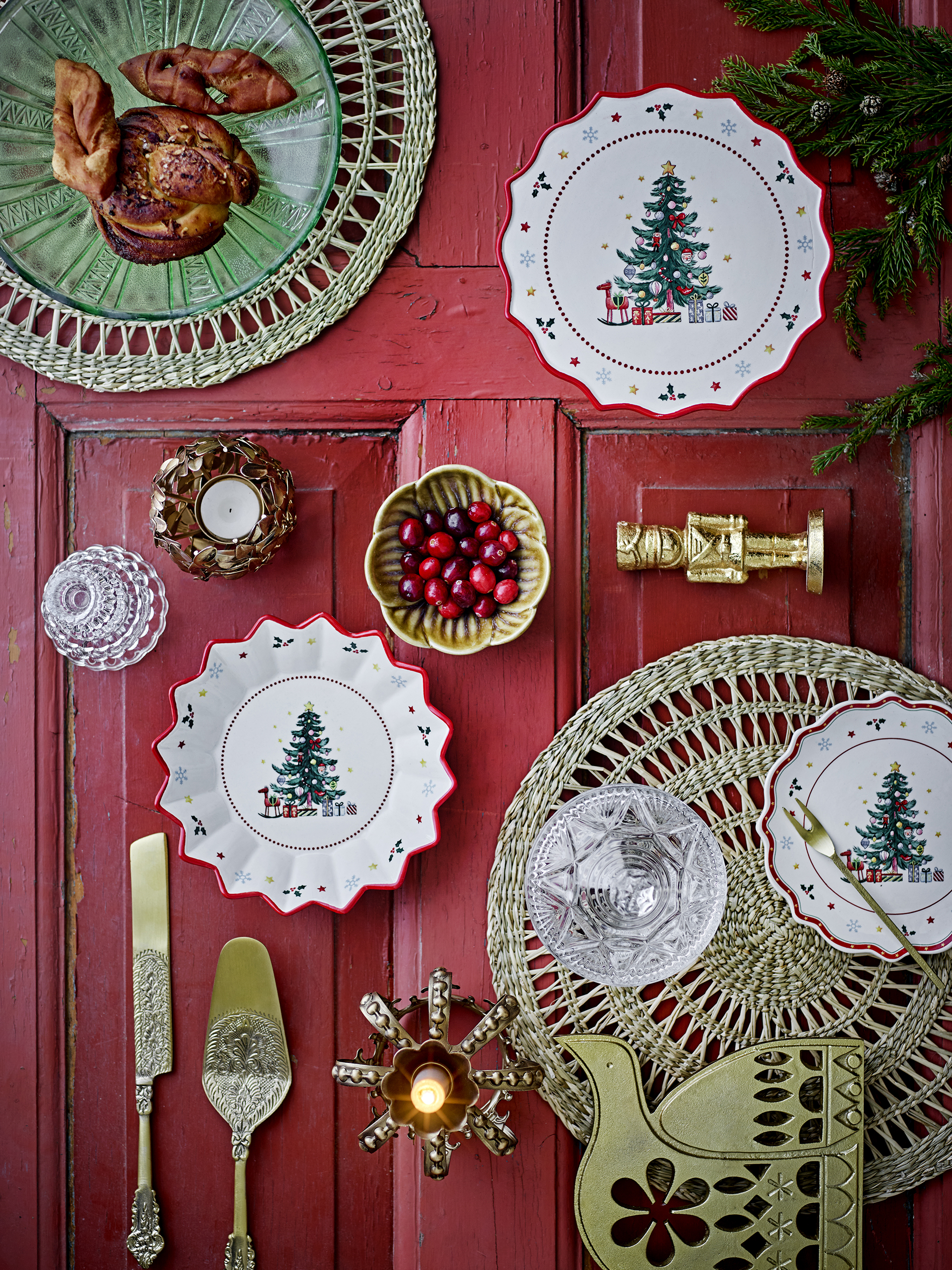 Saynab Lysestage, Klar, Glas, D8,5xH13 cm