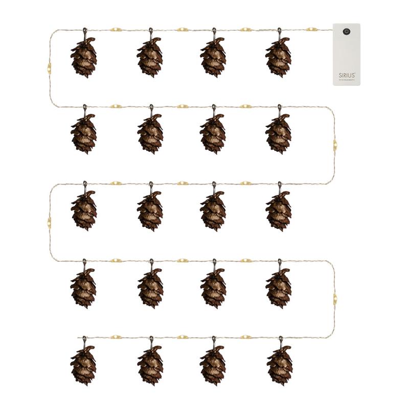 Sirius - Molly Kogler, 20 LED, Guld, 2m+30 cm